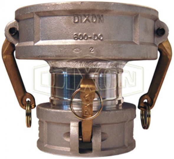 4050-DD-AL - Dixon Type DD Coupler x Coupler