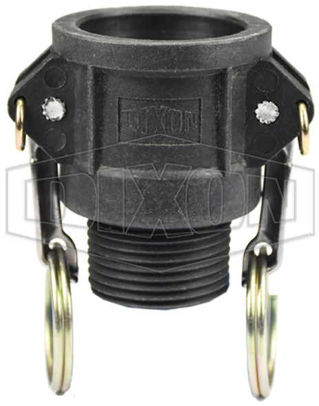 PPB100 - Glass-Filled Polypropylene Cam & Groove/Camlock Type B Coupler x Male NPT PPB100 - Glass-Filled Polypropylene Cam & Groove/Camlock Type B Coupler x Male NPT