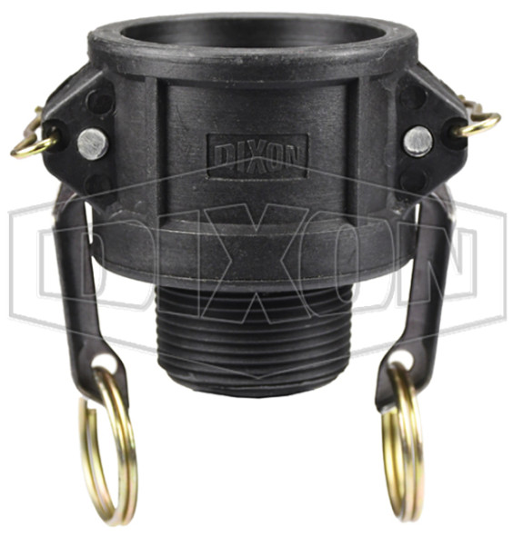 PPB125 - Glass-Filled Polypropylene Cam & Groove Type B Coupler x Male NPT PPB125 - Glass-Filled Polypropylene Cam & Groove Type B Coupler x Male NPT