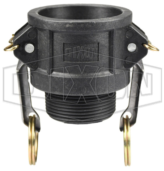 PPB150 - Glass-Filled Polypropylene Cam & Groove Type B Coupler x Male NPT PPB150 - Glass-Filled Polypropylene Cam & Groove Type B Coupler x Male NPT