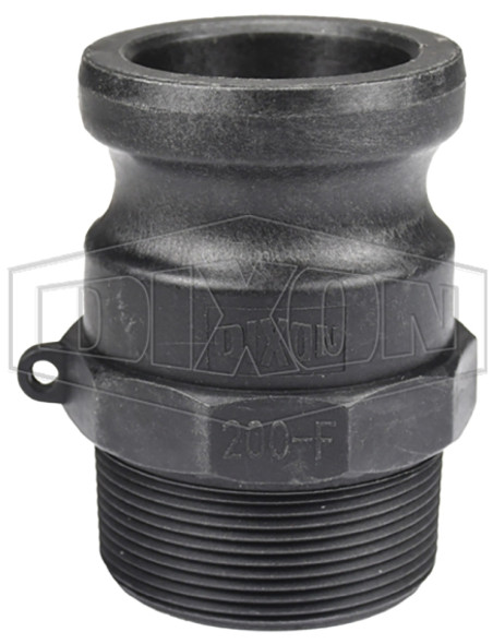 PPF200 - Glass-Filled Polypropylene Cam & Groove Type F Adapter x Male NPT