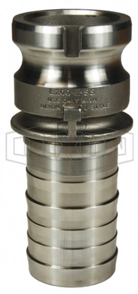 L200-E-SS - Vent-Lock® Safety Cam & Groove Type E Adapter