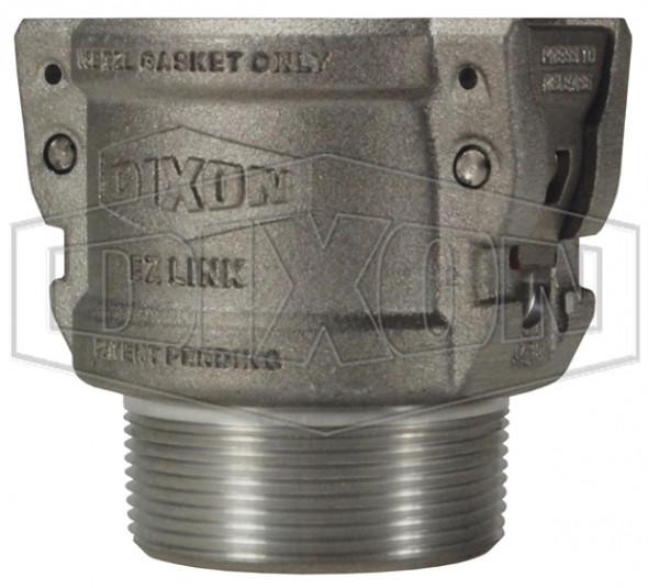 EZL200-B-AL - EZLink® Armless Cam & Groove Type B Coupler x Male NPT