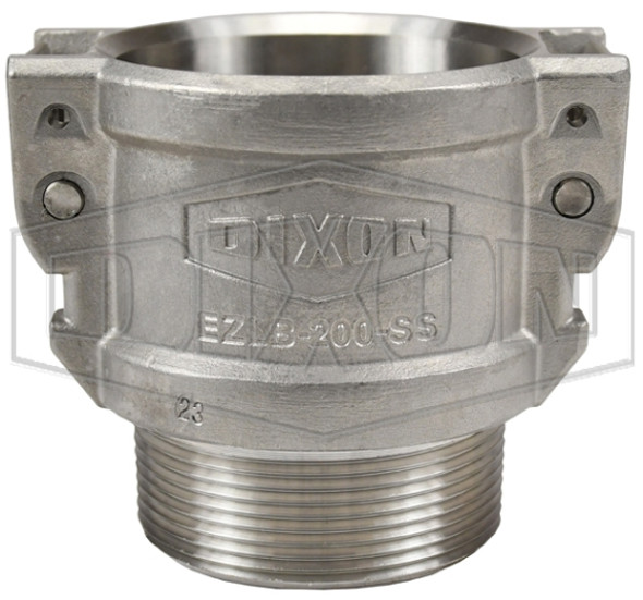 EZL200-B-SS - EZLink® Armless Cam & Groove Type B Coupler x Male NPT