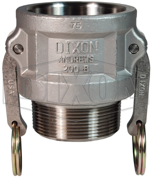 100-B-SS - Dixon Cam & Groove Type B Coupler x Male NPT 100-B-SS - Dixon Cam & Groove Type B Coupler x Male NPT