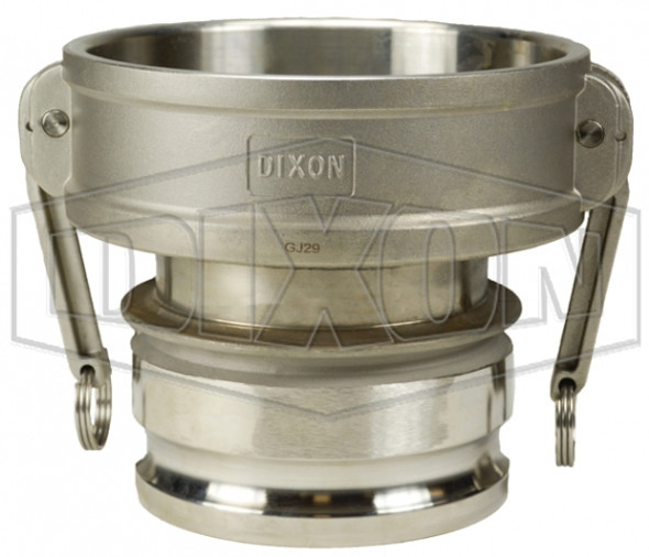 6050-DA-SS - Dixon Cam & Groove Reducing Type DA Coupler x Adapter