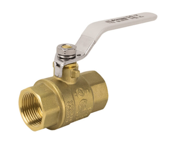 Lead Free Brass Ball Valve, Full Port, 2 Piece, Threaded Connection, Dezincification Resistant Brass, 600 WOG