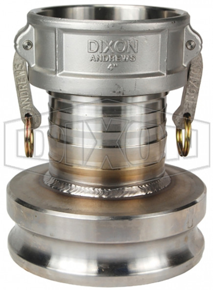 3060-DA-SS - Dixon Cam & Groove Jump Size Type DA Coupler x Adapter