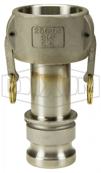1510-DA-SS - Dixon Cam & Groove Jump Size Type DA Coupler x Adapter