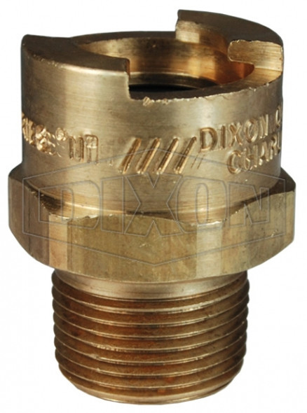 4NBM6-B - Dix-Lock® N-Series Interchange Female Head x Male Threaded End Coupler