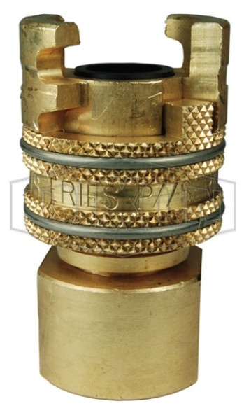 4PF6-B - Dual-Lock P-Series Thor Interchange Female Thread Coupler