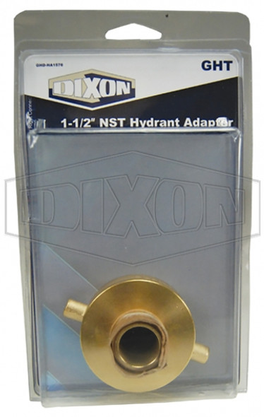 GHD-HA1576 - 1-1/2" NST Hydrant Adapter - Retail Packaged