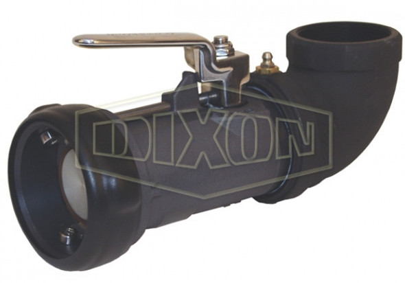 BS62-200 - Bayonet Style Dry Disconnect 90° Swivel Coupler x Female NPT