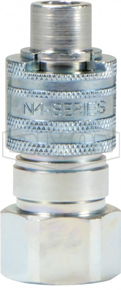 N4BF6 - Dix-Lock® N-Series Bowes Interchange Female Threaded Plug