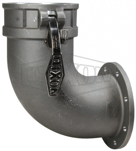 ATCGF40-90 - Railroad Tank Car Connection Style GF TTMA Flange x Boss-Lock Coupler