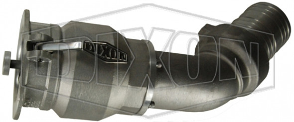 VR4040CS-ALS45 - Dixon Vapor Recovery Coupler x 45° Swivel Hose Shank