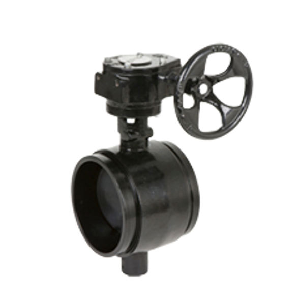 Grooved Butterfly Valve EPDM w/Gear Operator