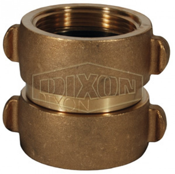 DFR1515 - Double Female Swivel Rocker Lug Brass