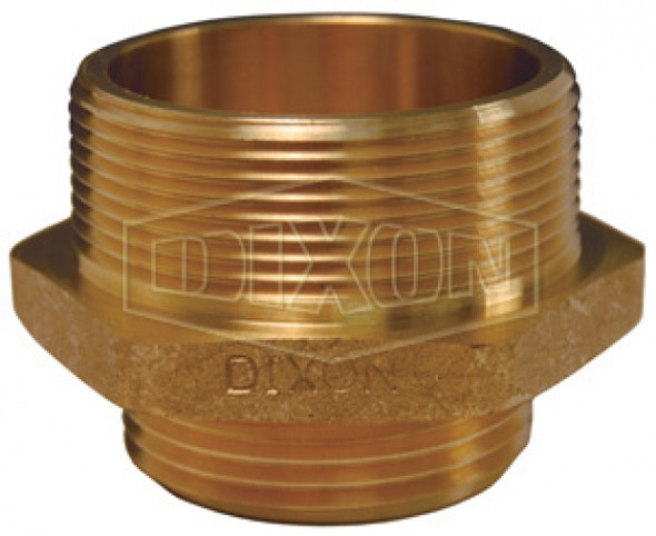 DMH2515F-D - Domestic Double Male Hex Nipple Brass