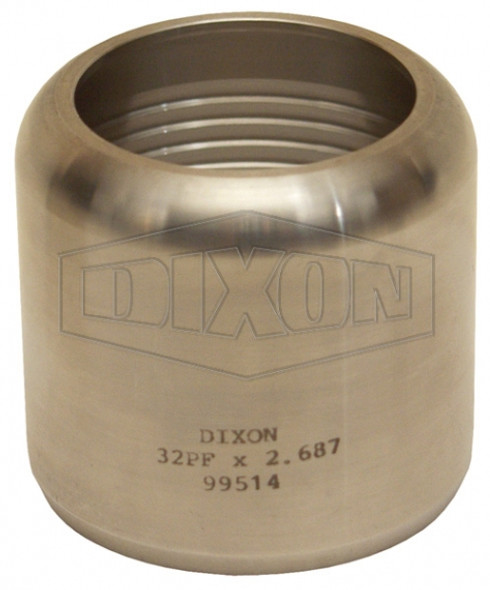 64PFX4.937 - Internal Expansion Sanitary Style Flow Chief Ferrule