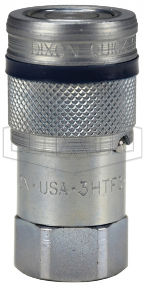 4HTZF6 - HTZ-Series Correct Connect® Flush Face Female Threaded Coupler