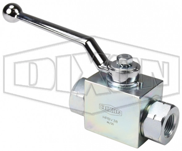 HPBV25ZPL - High Pressure Clear Zinc Ball Valve