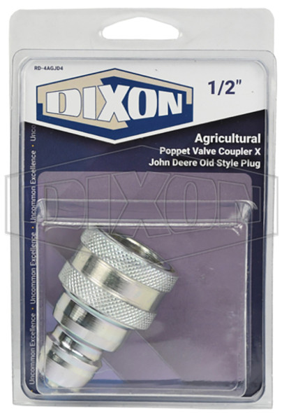 RD-4AGJD4 - AG-Series Coupler x John Deere Plug Adapter Retail Packaged