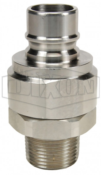 V16M16-SS - V-Series Valved Male Plug