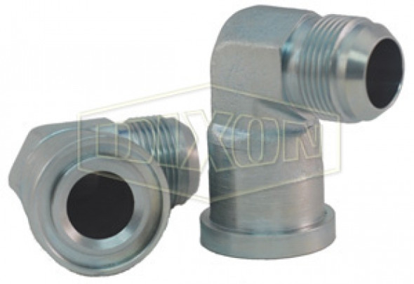 C6190F1620 - 90° Flange Elbow x Male JIC Hydraulic Adapter