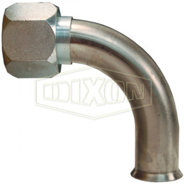 FMF1500-90 - 90° Elbow Female Weld End Metal Hose Fitting