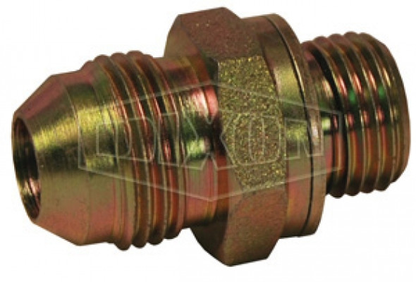 M7400-12-27 - Male JIC 37° Flare x Male Metric Parallel Thread