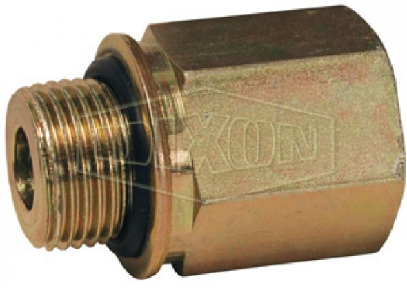 B3455-8-8 - British Thread Adapter Female NPTF x Male BSPP