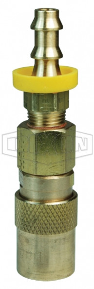 2CMB3-B - CM-Series Industrial Mold Valved Coupler Push-Loc Barb