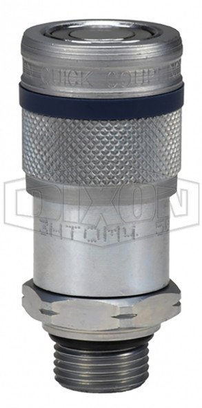 3HTOM3 - HT-Series ISO16028 Flushface Male Threaded Coupler