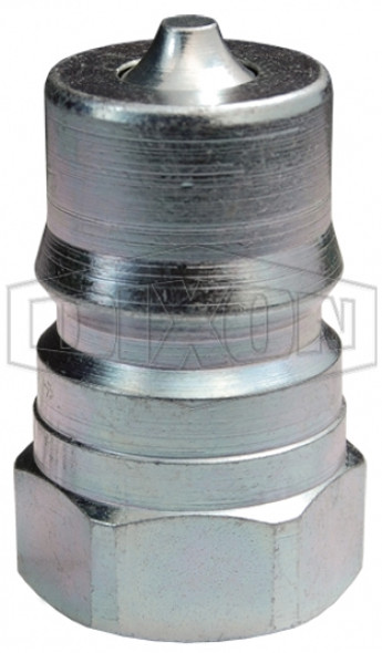 F-H4F4-HV - ISO-B Steel Mill &#039;Slide Gate&#039; Female Threaded Plug