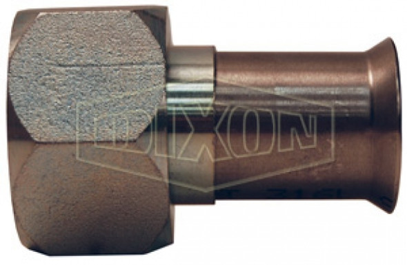 FMF1500 - Straight Female Weld End Metal Hose Fitting