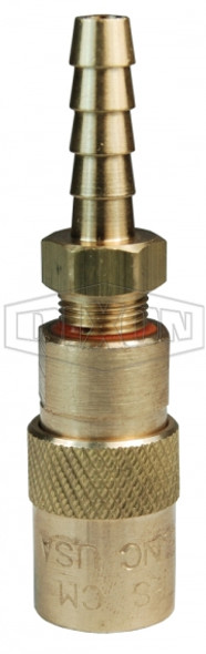 2CMS3-B-E - CM-Series Industrial Mold Unvalved Coupler Hose Barb