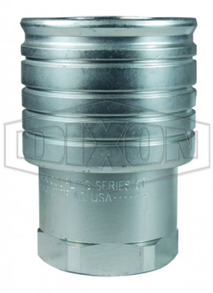 6STBF6 - ST-Series Heavy Duty Flushface Female Threaded Coupler