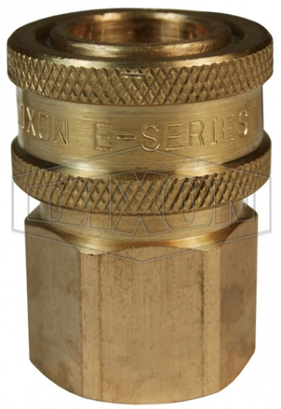 4EF4-B - E-Series Straight Through Female Threaded Coupler