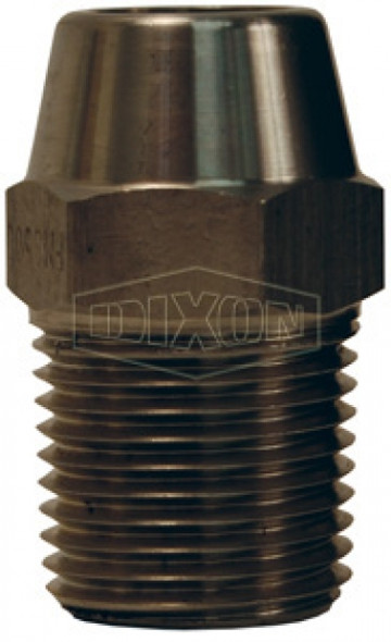 FMS1250 - Dixon Hex Nipple for Welding to Metal Hose