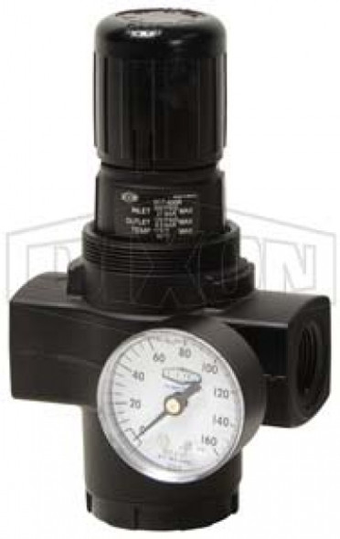 R17-800RG - Series 1 FRLs R17, R18-Series Jumbo Regulator with Gauge