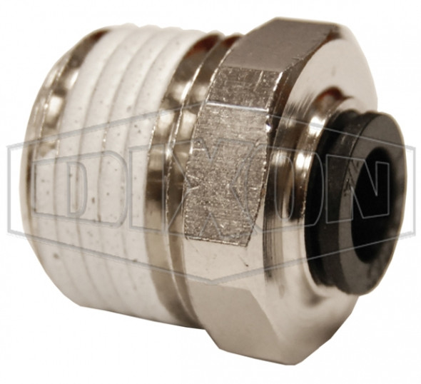 31750414 - Legris Nylon/Nickel-Plated Brass Push-In Male Connector