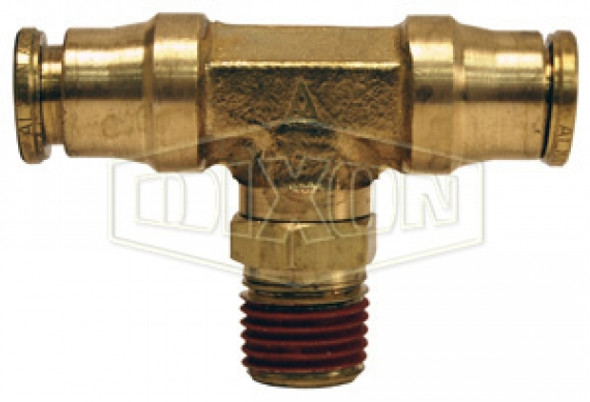 72S12X8 - Push-In Male Swivel Branch Tee