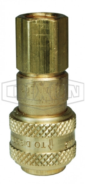 4DF6-B - DF-Series Pneumatic Automatic Female Threaded Coupler