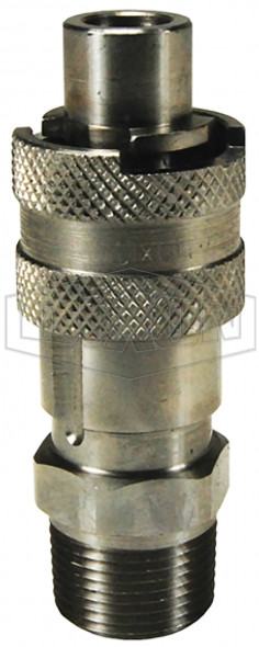 N4M6-S - Dix-Lock® N-Series Interchange Male Head x Male Threaded End Plug N4M6-S - Dix-Lock® N-Series Interchange Male Head x Male Threaded End Plug