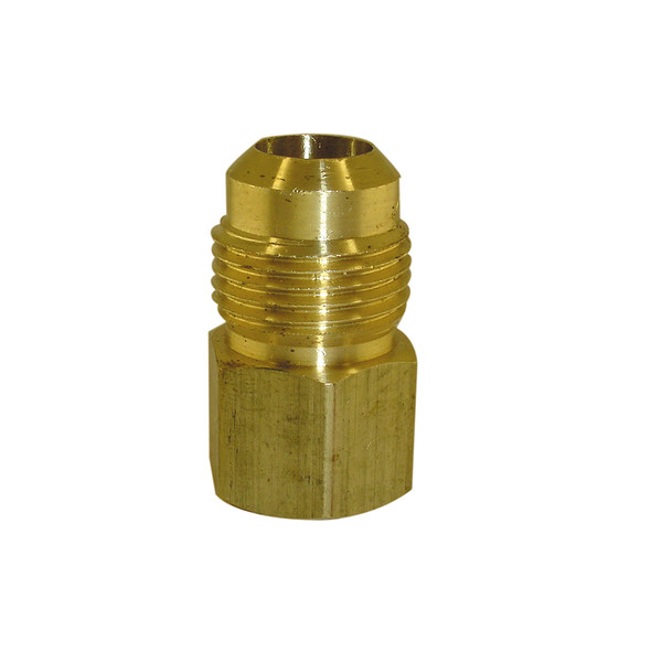 3/8" Flare x 1/2" FPT Brass Coupling