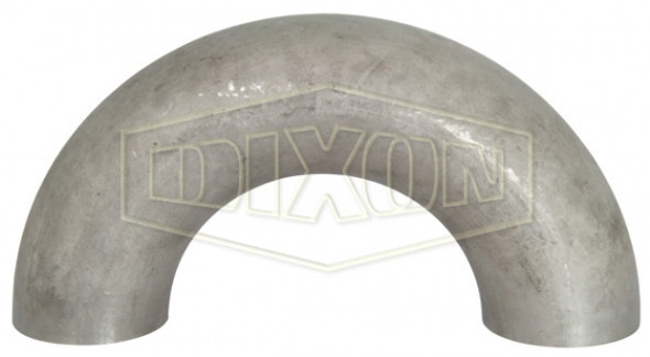 B2WUL-R100U - Unpolished Weld 180° Return Bend