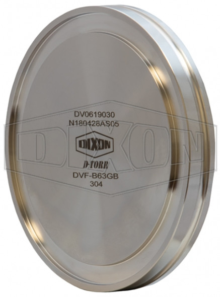 DVF-B63GB - ISO Blank Flange Vacuum Fitting