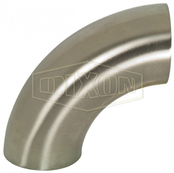 B2WCL-R150P - Polished 90° Weld Elbow