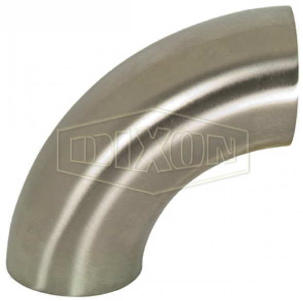 B2WCL-R300P - Polished 90° Weld Elbow